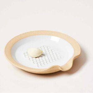 Farmhouse Pottery | Silo Garlic Grater Dish Made in Vermont